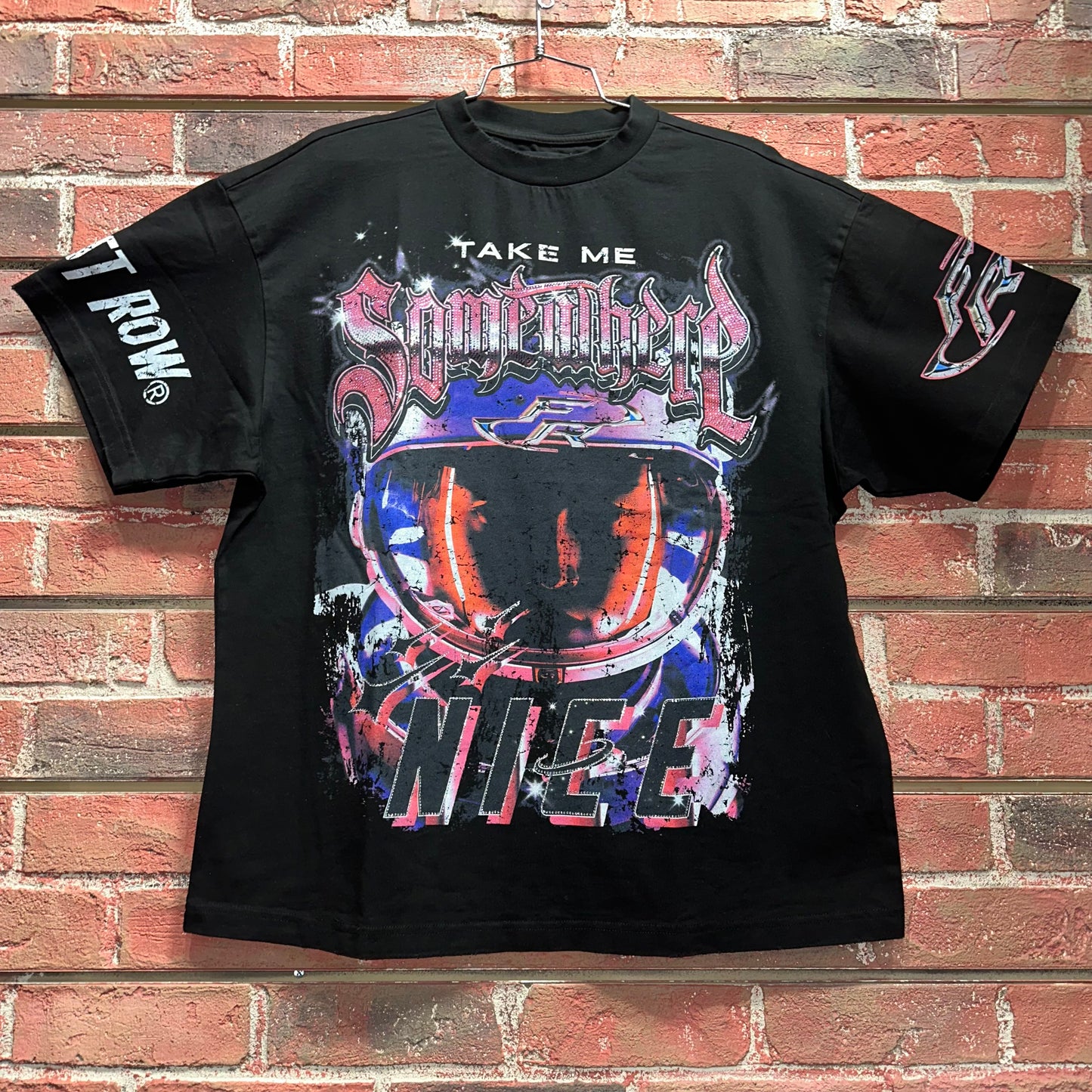 First Row- Take me somewhere nice T-shirt