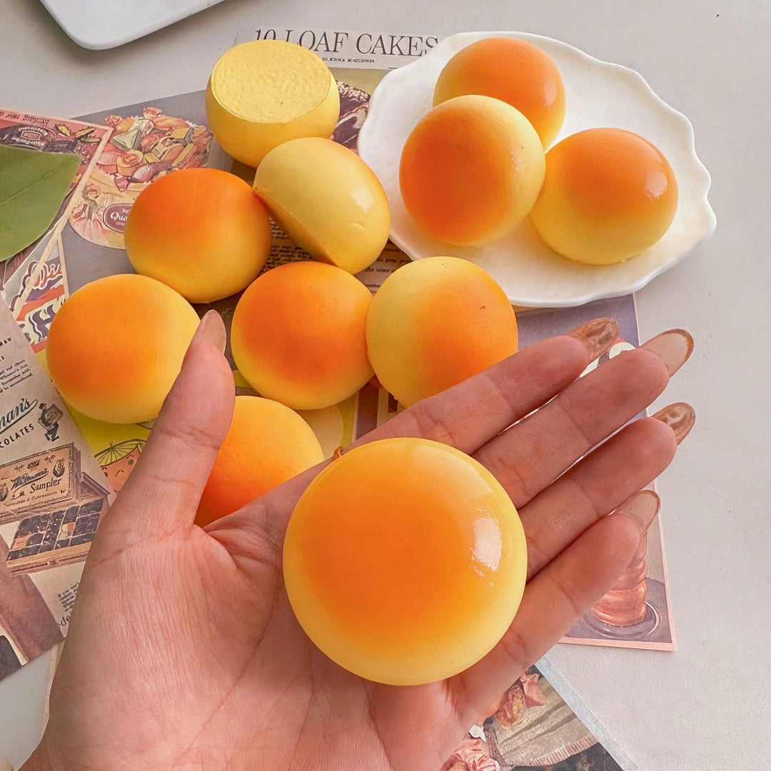 Realistic Food Bread Squishy Slow Rising Stress Relief Sensory Fidget Toy: Bread-chick / 1 pc