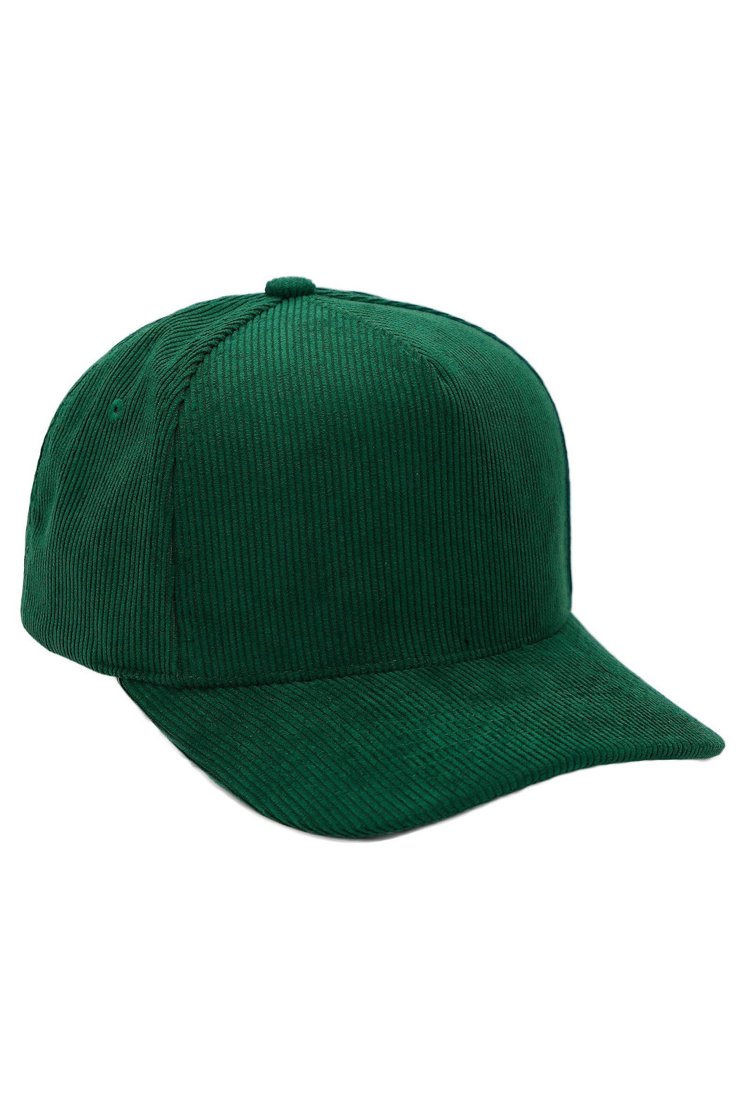 Premium Corduroy Solid Baseball Cap: BLACK (RED BOTTOM) / ONE SIZE