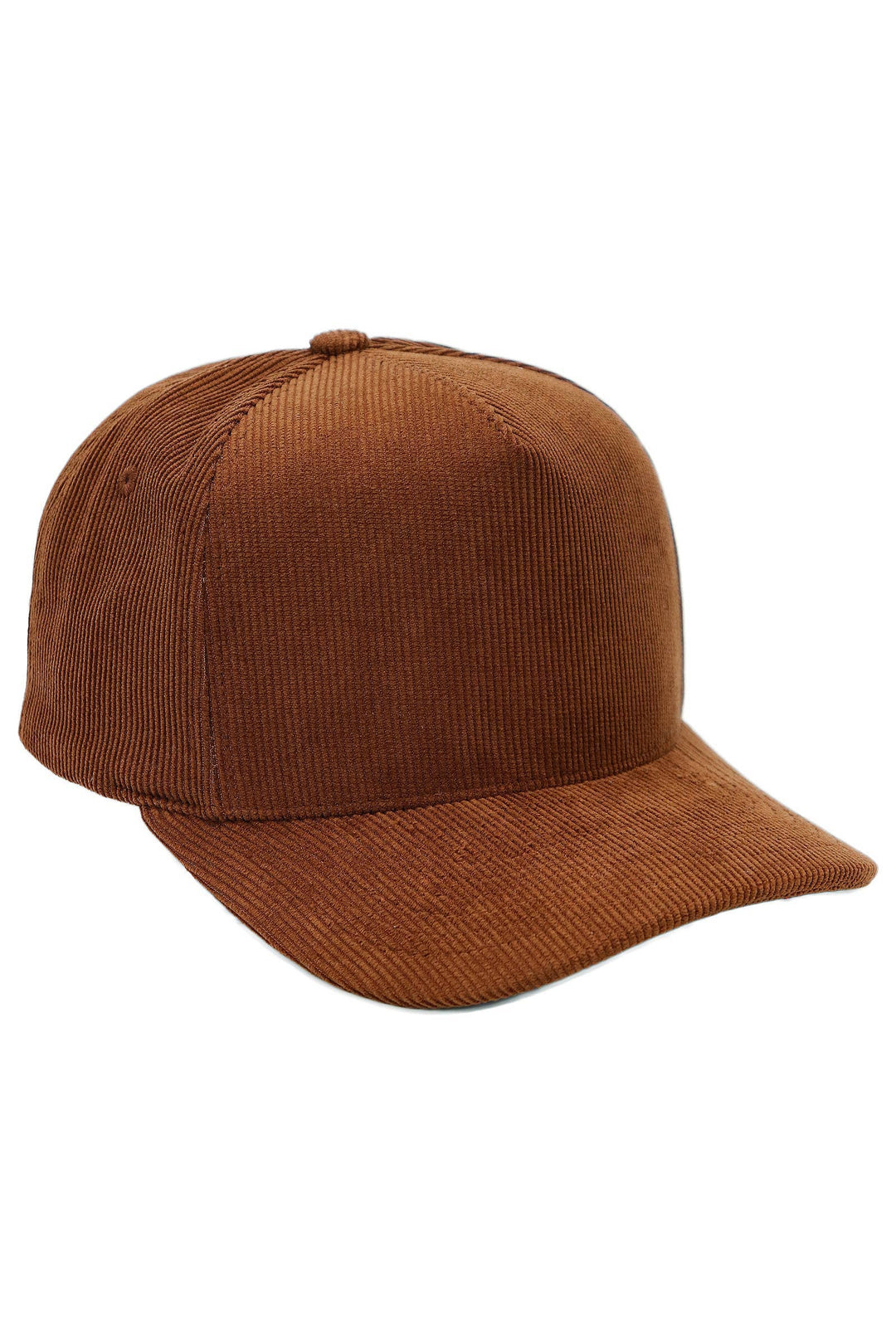 Premium Corduroy Solid Baseball Cap: BLACK (RED BOTTOM) / ONE SIZE