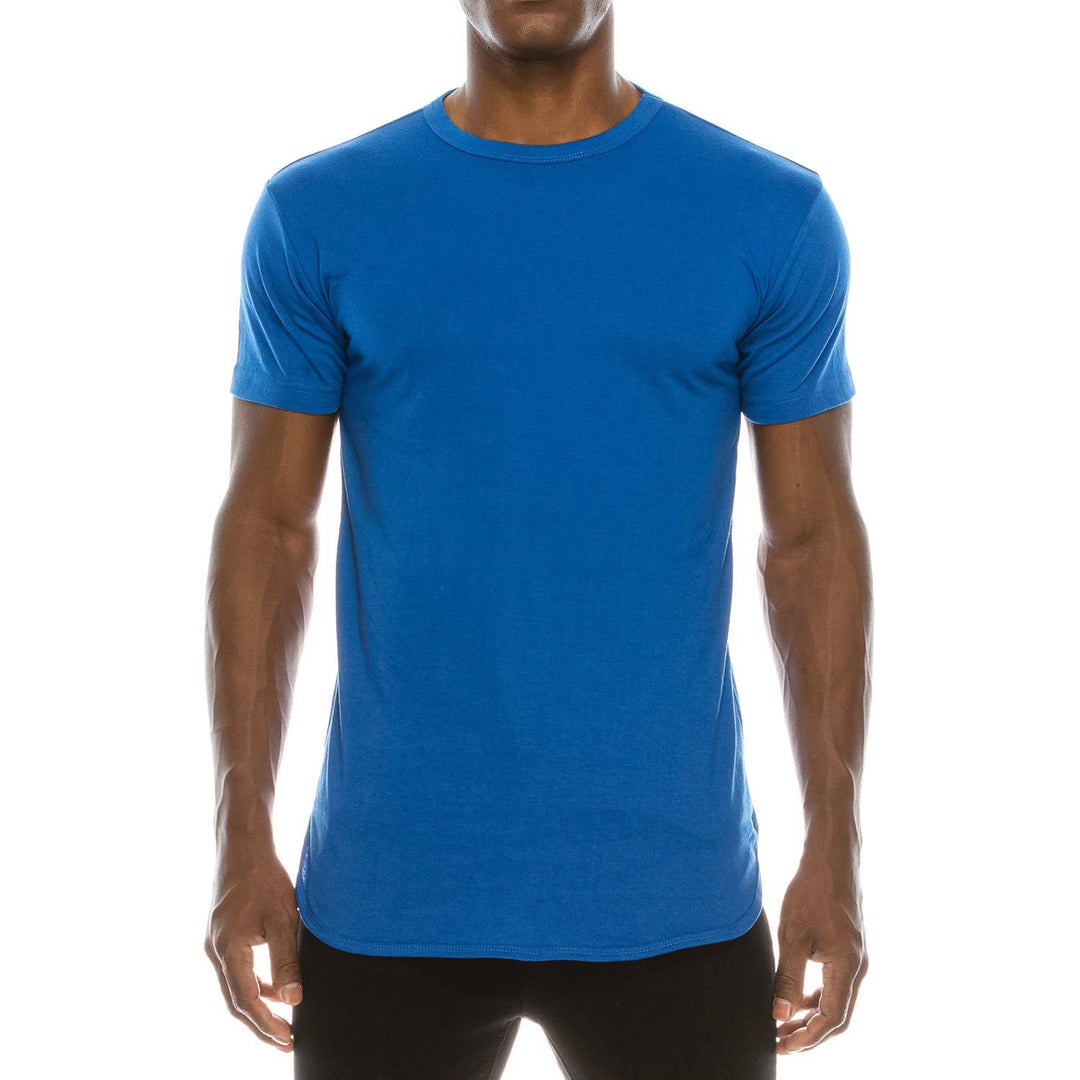 TS270 Elongated T-shirts (Prepack): Charcoal / A Pack (s-m-l-xl)-6pcs