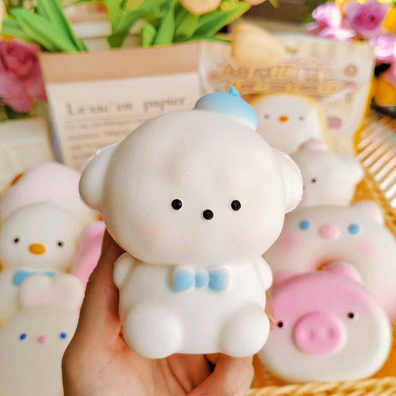 Realistic Food Bread Squishy Slow Rising Stress Relief Sensory Fidget Toy: Bread-chick / 1 pc