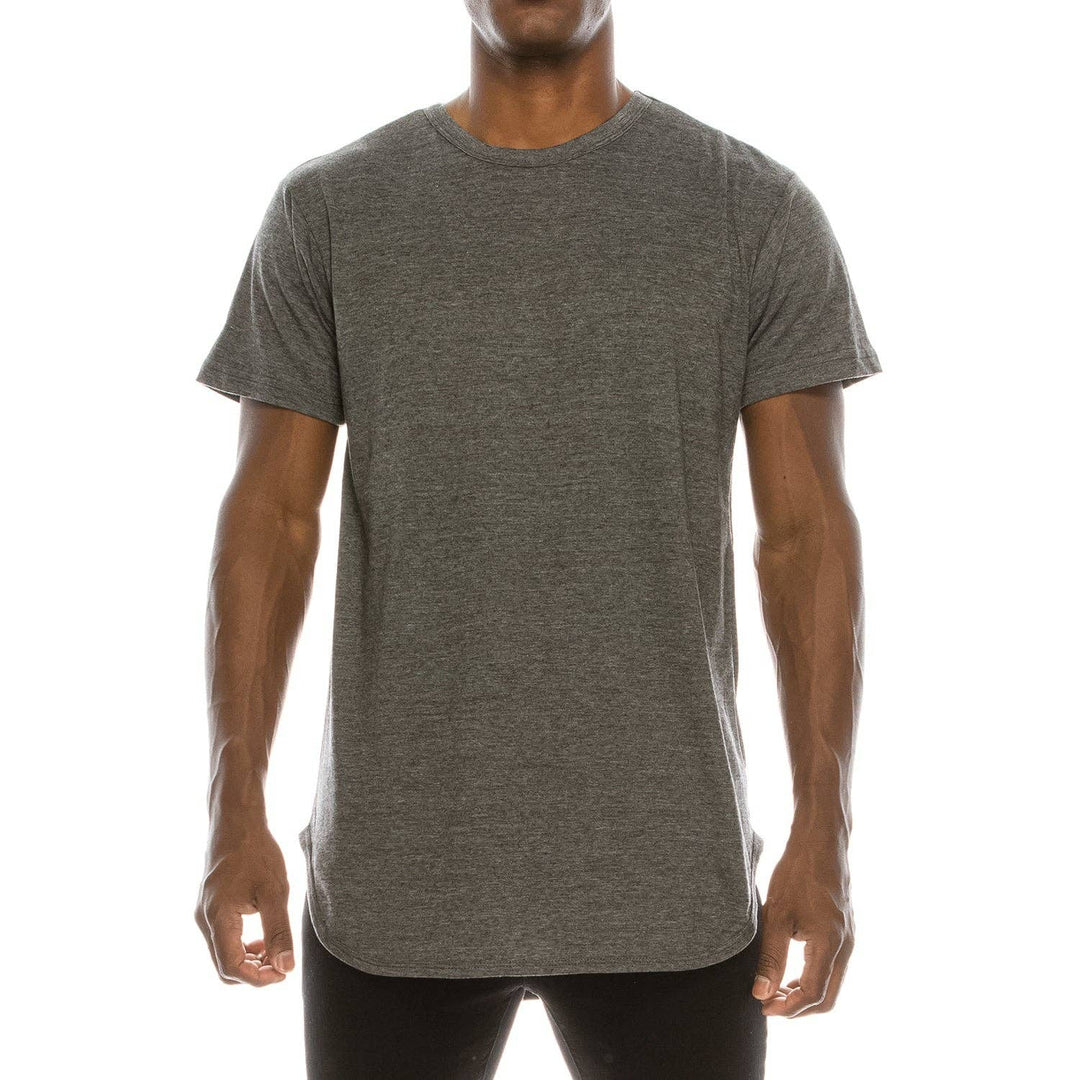 TS270 Elongated T-shirts (Open Pack): CHARCOAL / S