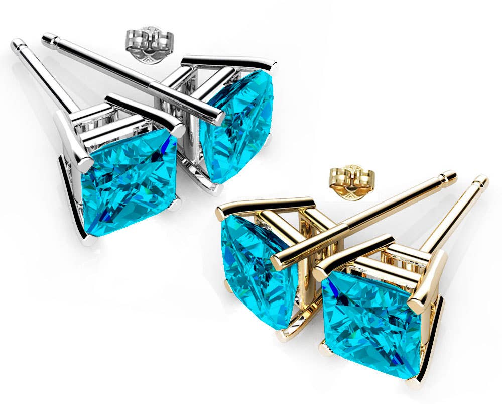 Handmade Holiday BOGO: Luxe Swarovski Earrings -GET ONE FREE: April- Clear Crystal