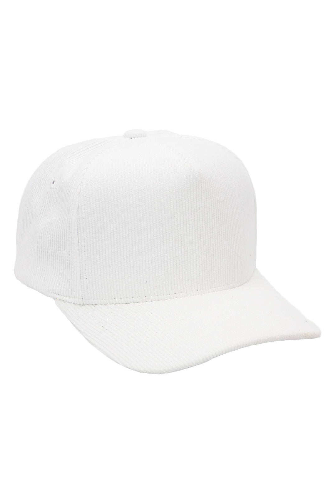 Premium Corduroy Solid Baseball Cap: BLACK (RED BOTTOM) / ONE SIZE