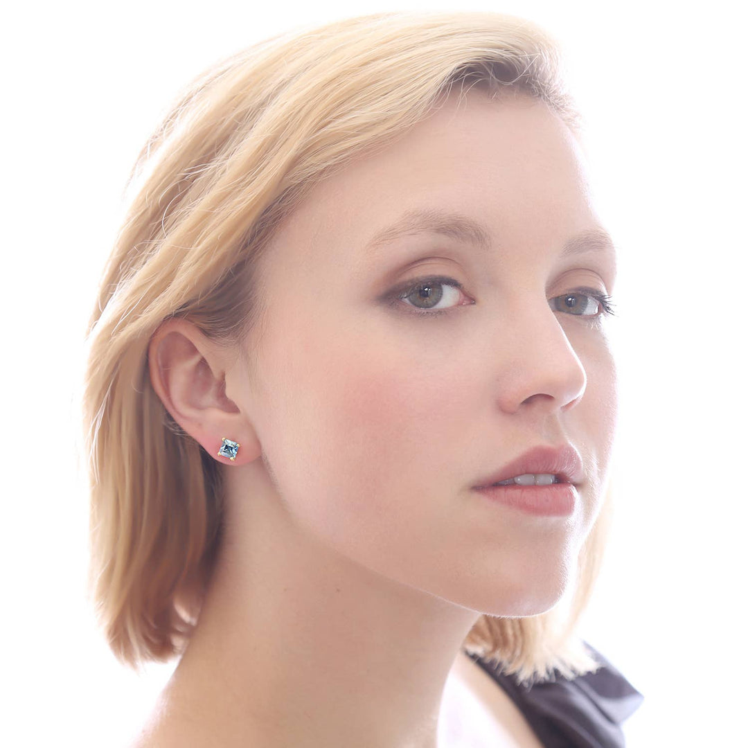 Handmade Holiday BOGO: Luxe Swarovski Earrings -GET ONE FREE: April- Clear Crystal