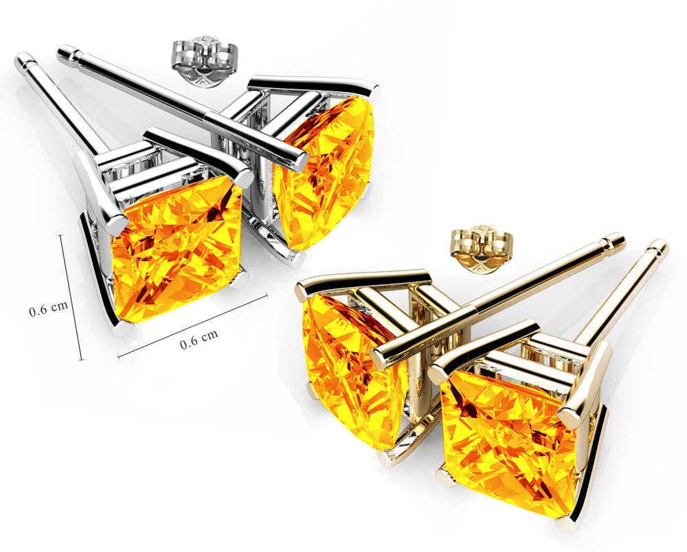 Handmade Holiday BOGO: Luxe Swarovski Earrings -GET ONE FREE: April- Clear Crystal