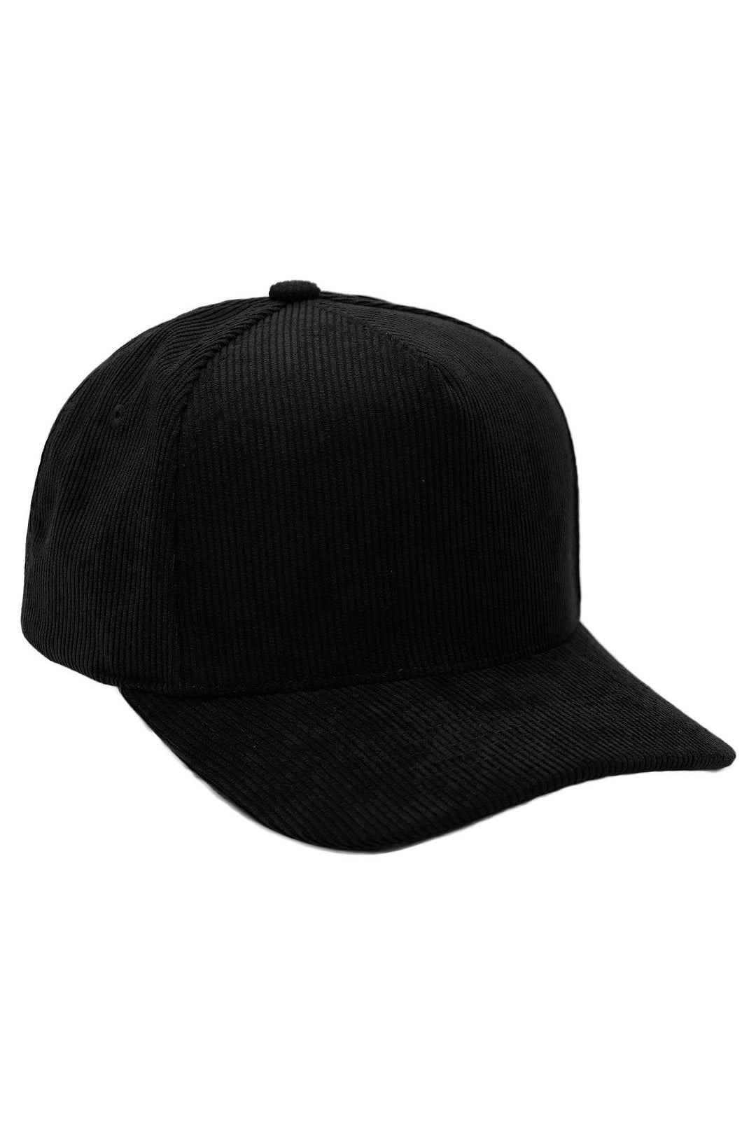 Premium Corduroy Solid Baseball Cap: BROWN / ONE SIZE