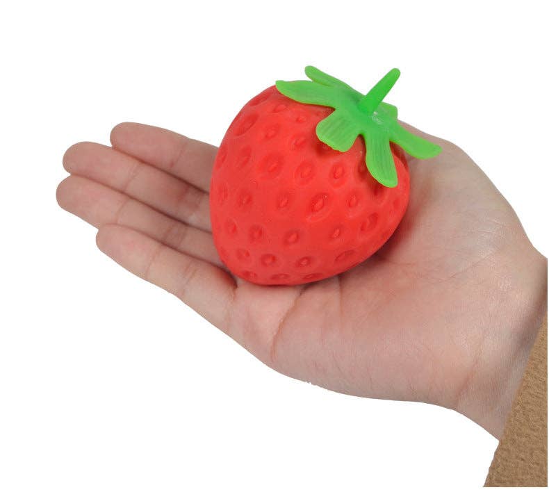 Simulation Strawberry Squishy Toy Slow Rising Stress Relief Squeeze Toy: Strawberry / 1 pc