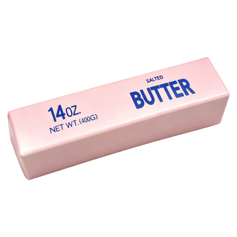 Realistic Butter Stick Squishy Slow Rising Stress Relief Sensory Fidget Toy: Waffle grid chocolate / 1 pc