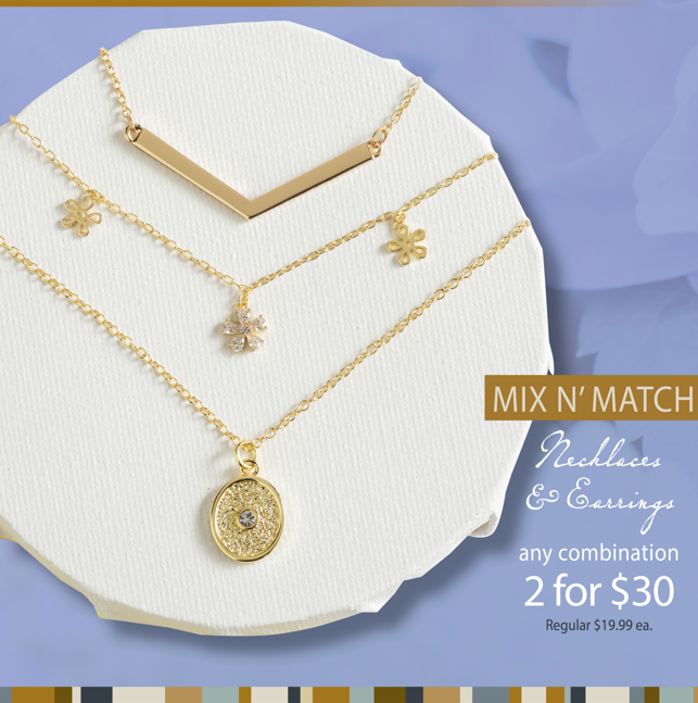 Layers Floor Starter Package with Necklaces and Earrings