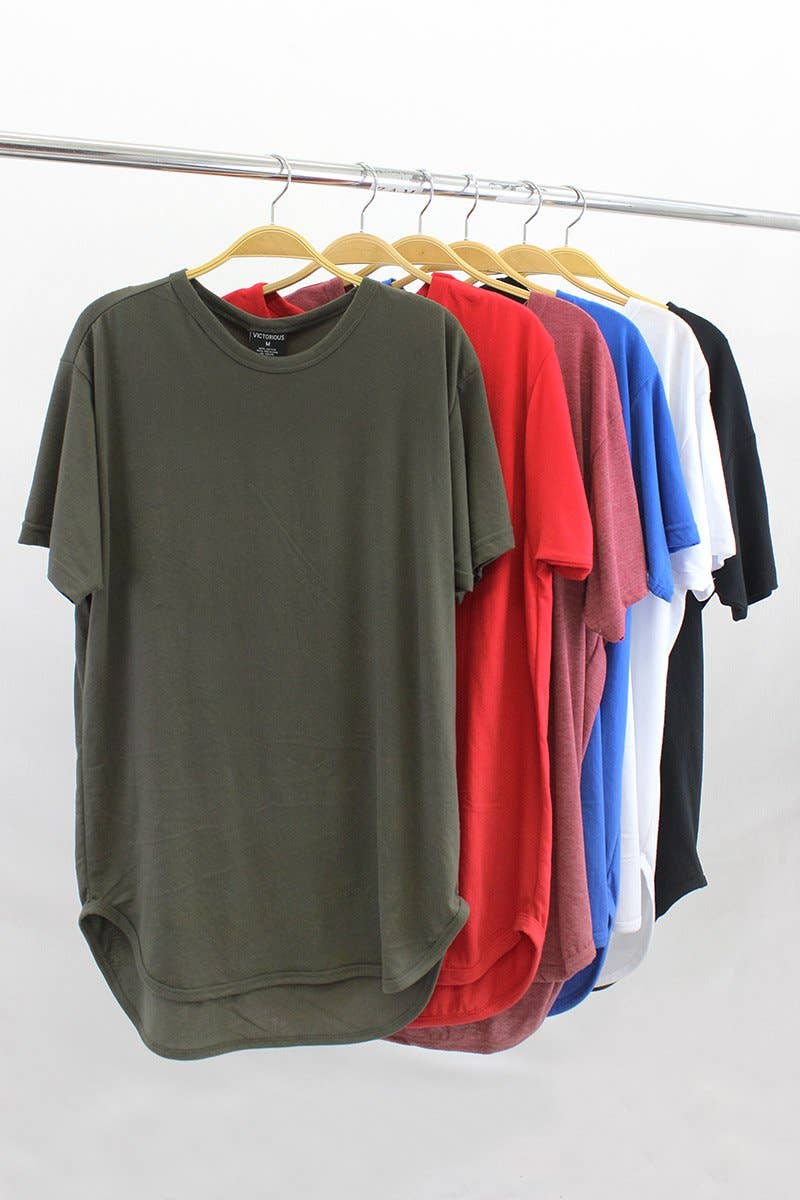 TS270 Elongated T-shirts (Prepack): Mint / A Pack (s-m-l-xl)-6pcs