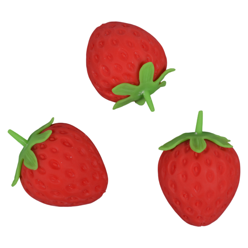 Simulation Strawberry Squishy Toy Slow Rising Stress Relief Squeeze Toy: Strawberry / 1 pc