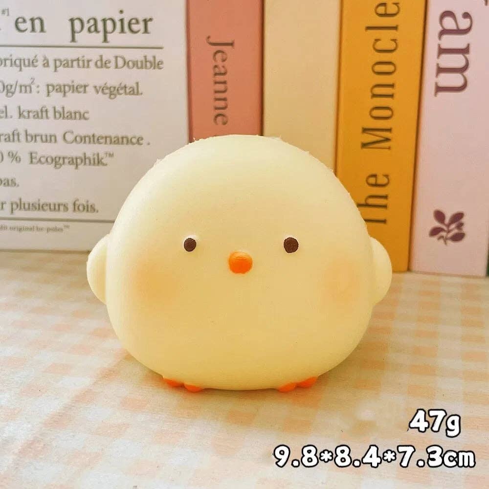 Realistic Food Bread Squishy Slow Rising Stress Relief Sensory Fidget Toy: Bread-chick / 1 pc