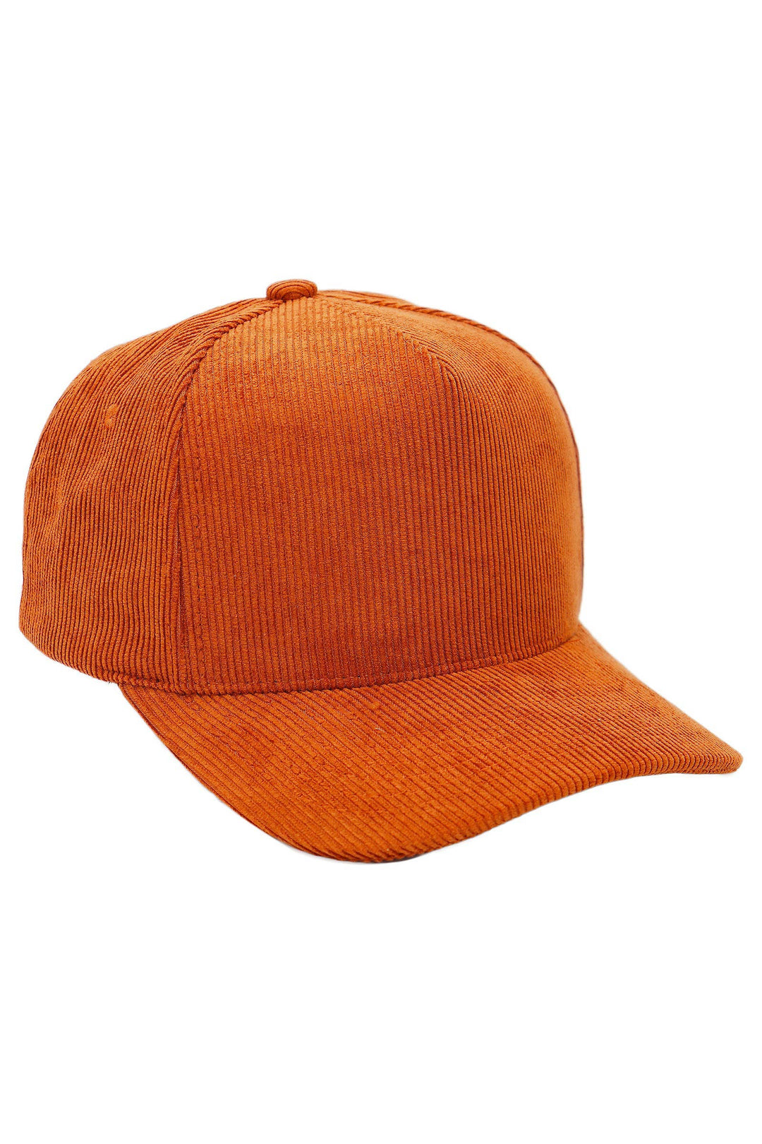 Premium Corduroy Solid Baseball Cap: BLACK (RED BOTTOM) / ONE SIZE
