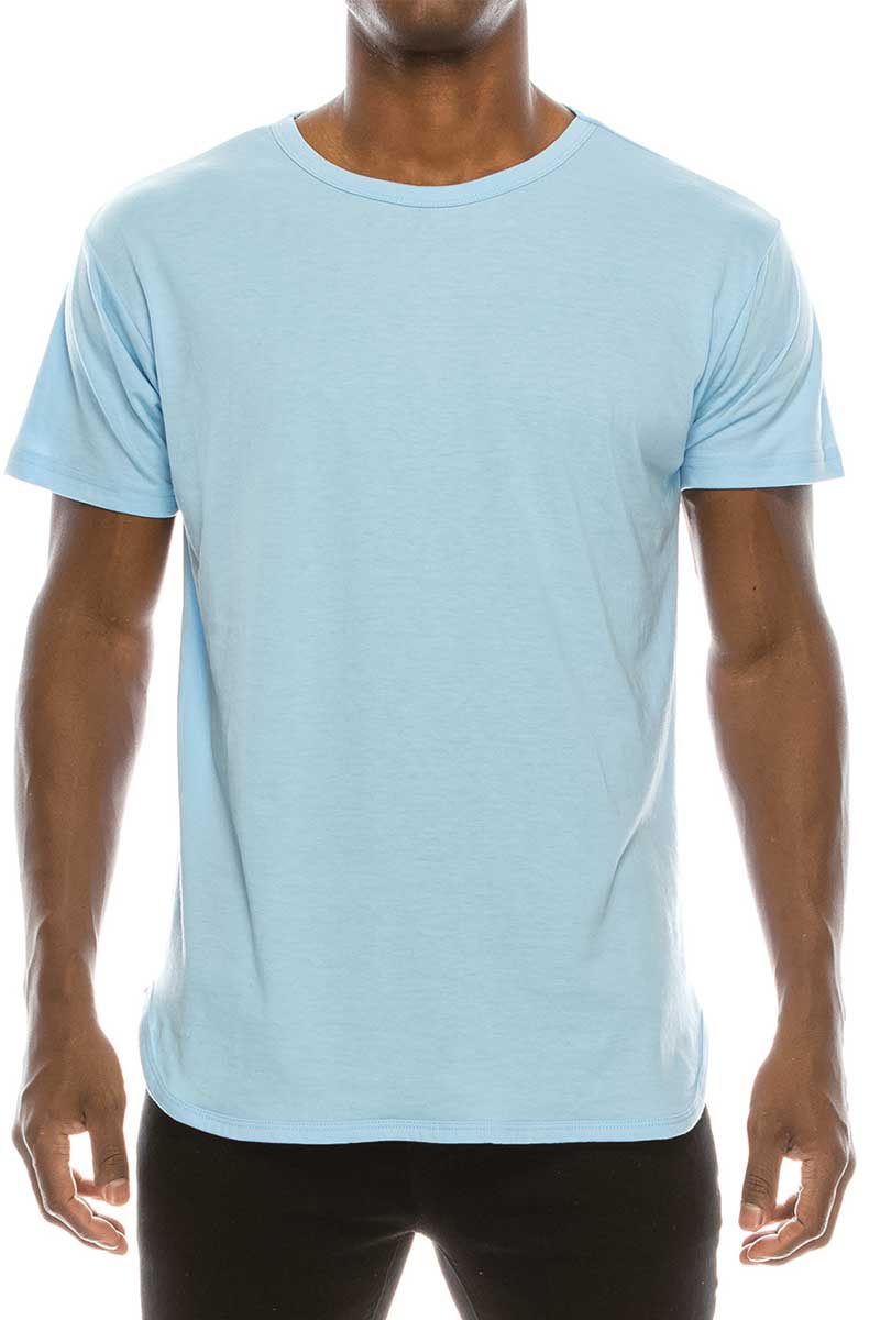 TS270 Elongated T-shirts (Prepack): Charcoal / A Pack (s-m-l-xl)-6pcs