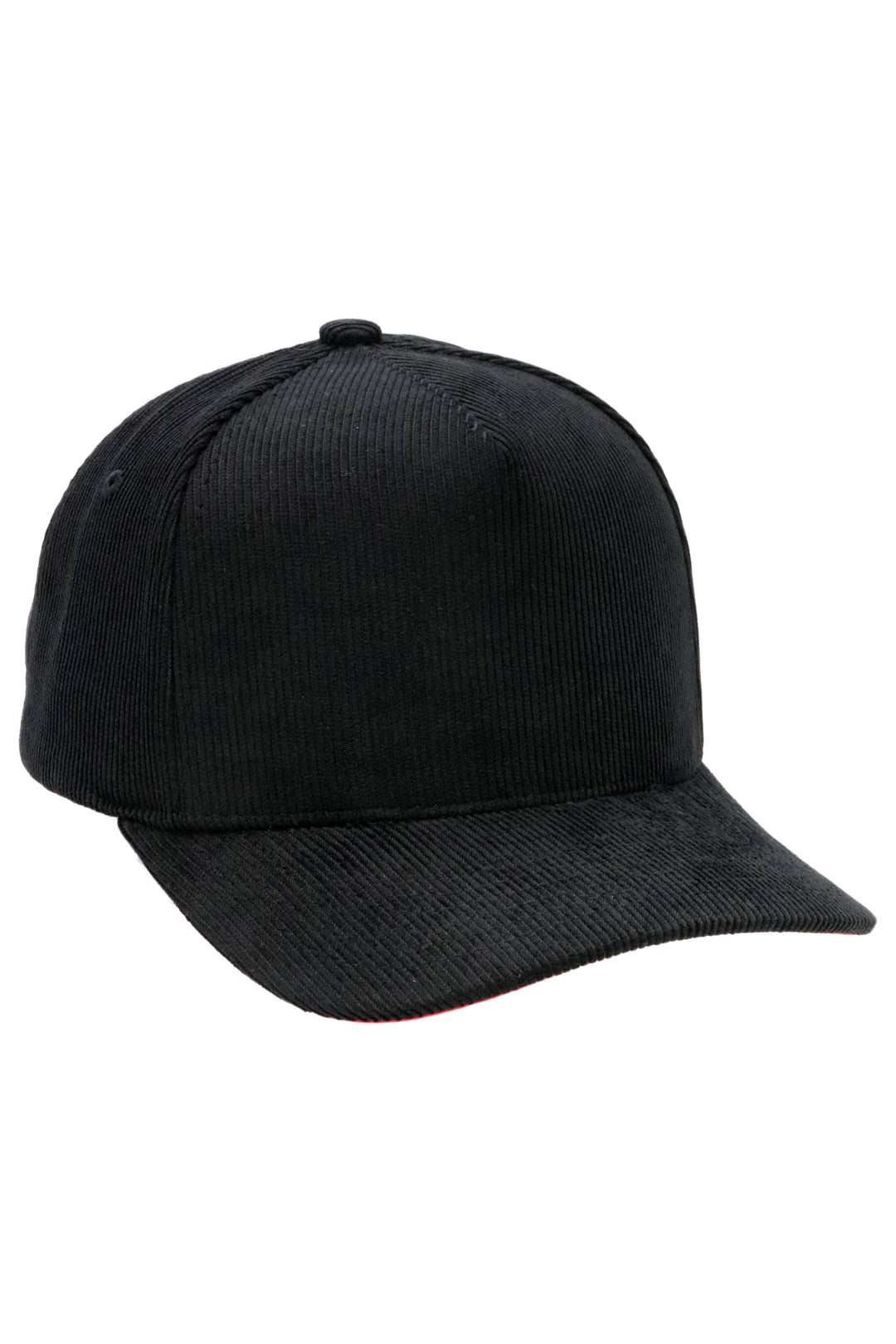 Premium Corduroy Solid Baseball Cap: BROWN / ONE SIZE