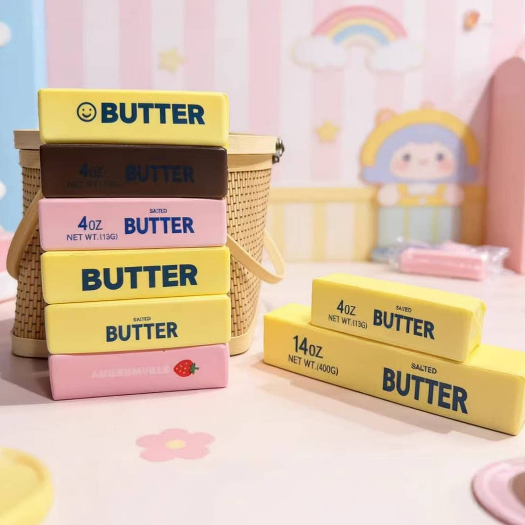 Realistic Butter Stick Squishy Slow Rising Stress Relief Sensory Fidget Toy: Waffle grid chocolate / 1 pc
