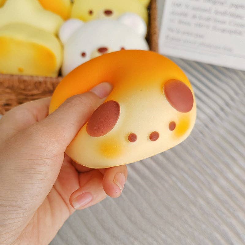 Realistic Food Bread Squishy Slow Rising Stress Relief Sensory Fidget Toy: Bread-chick / 1 pc