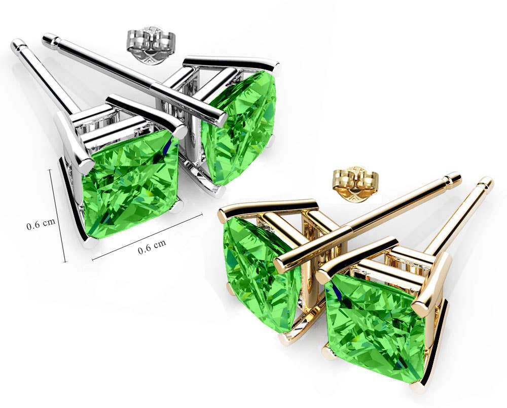 Handmade Holiday BOGO: Luxe Swarovski Earrings -GET ONE FREE: April- Clear Crystal