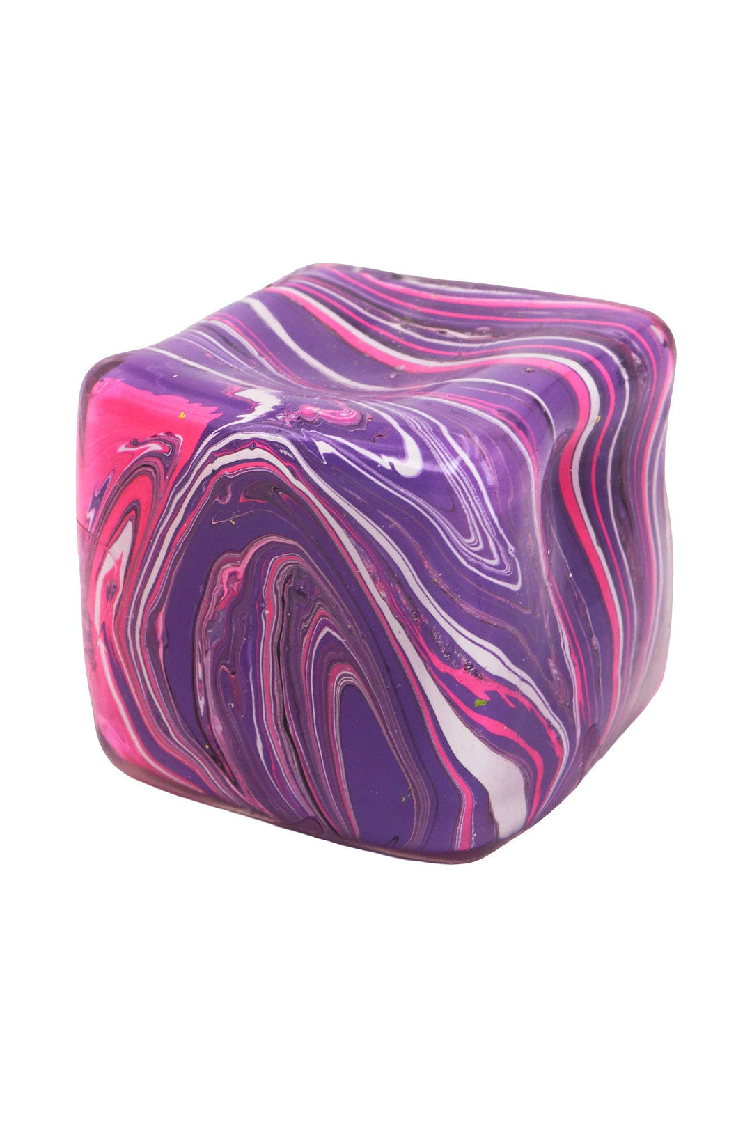 Marbled Cube Putty Filled Squishy - 12 Pcs: ASSORTED / ONE SIZE
