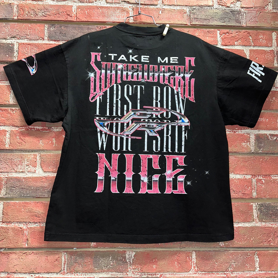 First Row- Take me somewhere nice T-shirt