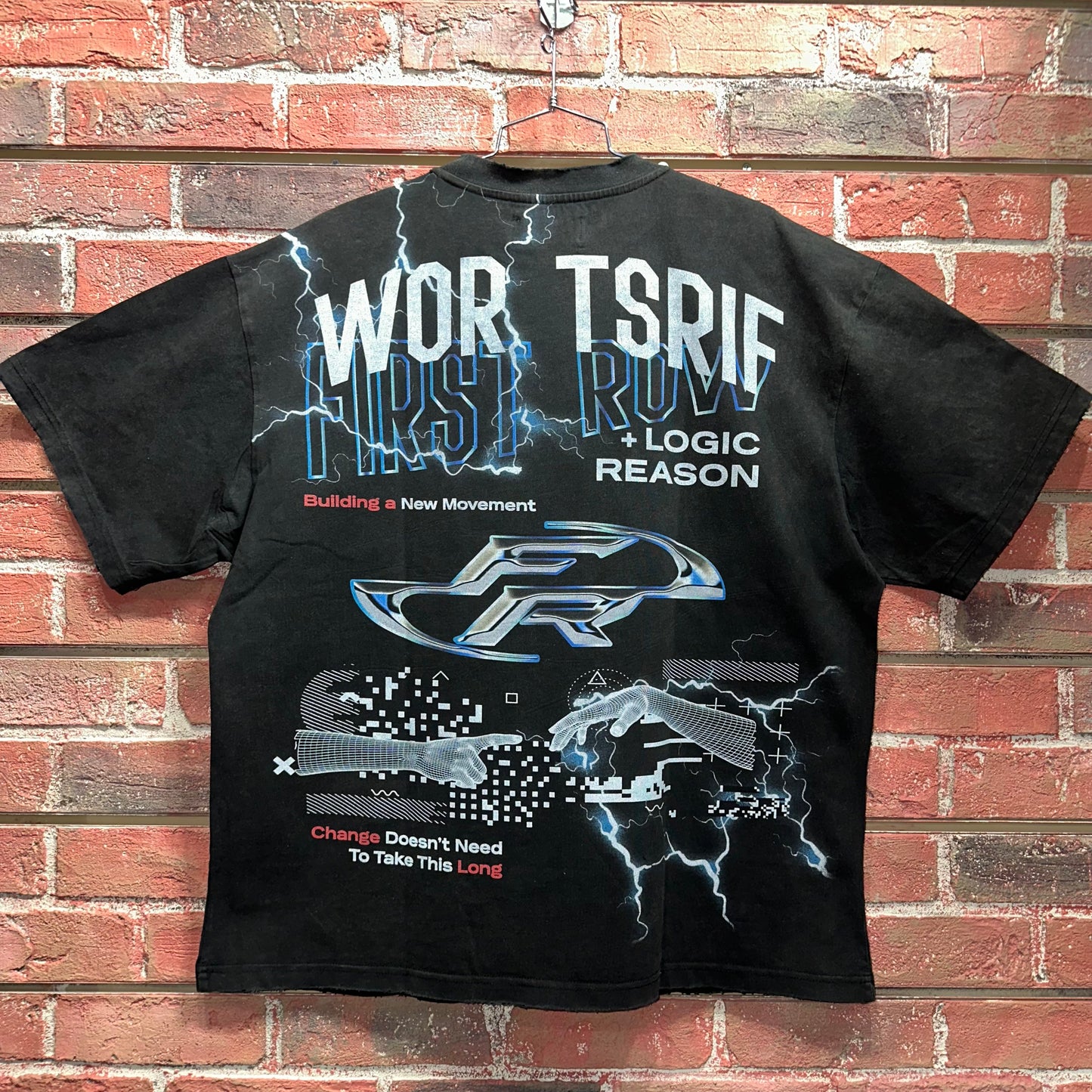 First Row - Wor Tsrif + Logic Reason T-shirt