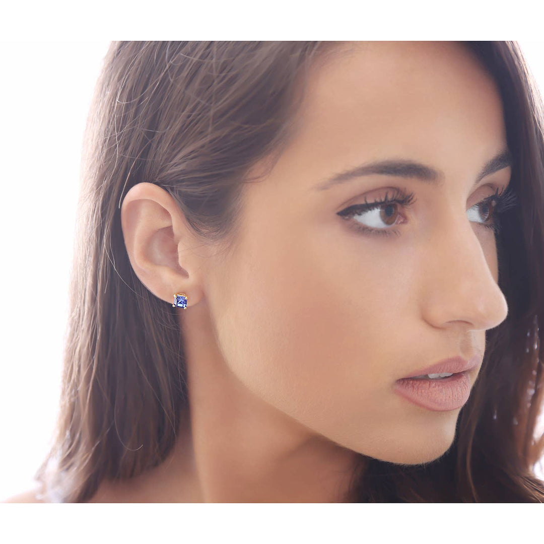 Handmade Holiday BOGO: Luxe Swarovski Earrings -GET ONE FREE: April- Clear Crystal