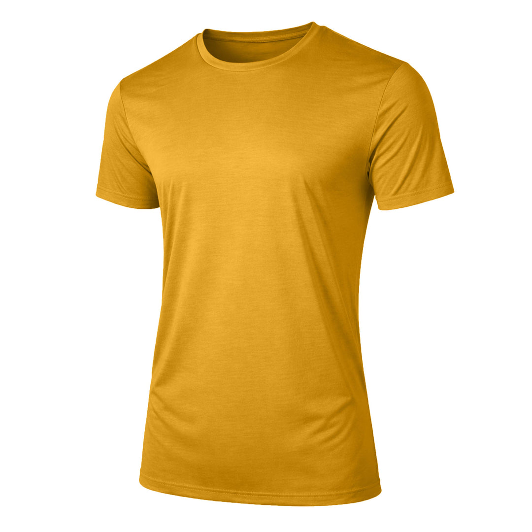 Men’s Short Sleeve Fashion Stretch Rayon Tees (M–3XL): Black / M