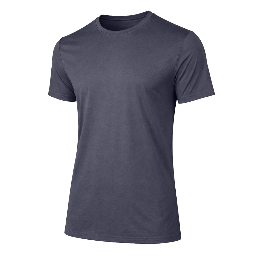 Men’s Short Sleeve Fashion Stretch Rayon Tees (M–3XL): Black / M