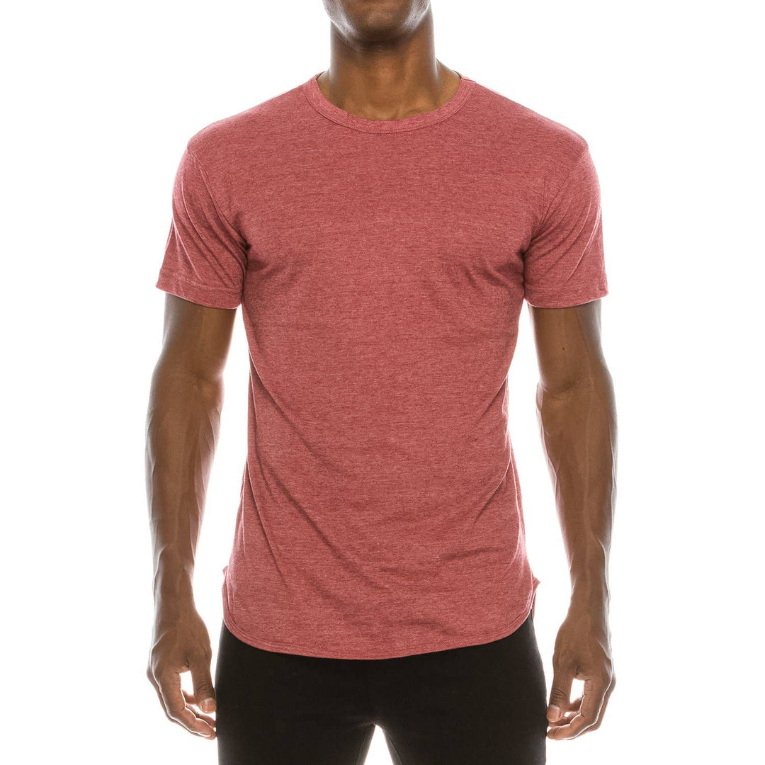 TS270 Elongated T-shirts (Prepack): Sky Blue / B Pack (m-l-xl-2xl)-6pcs
