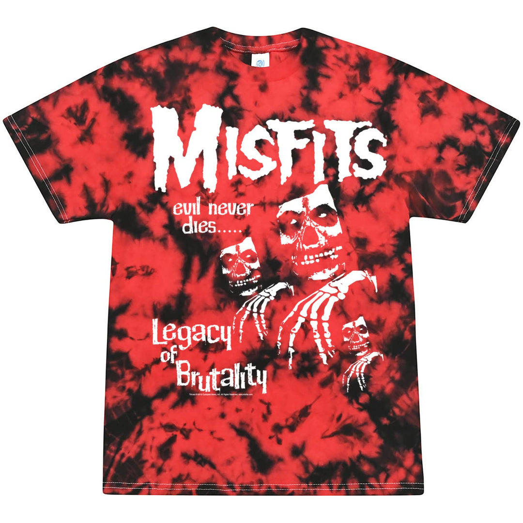 Misfits - Legacy RED Tie Dye - Graphic Tee: XXX