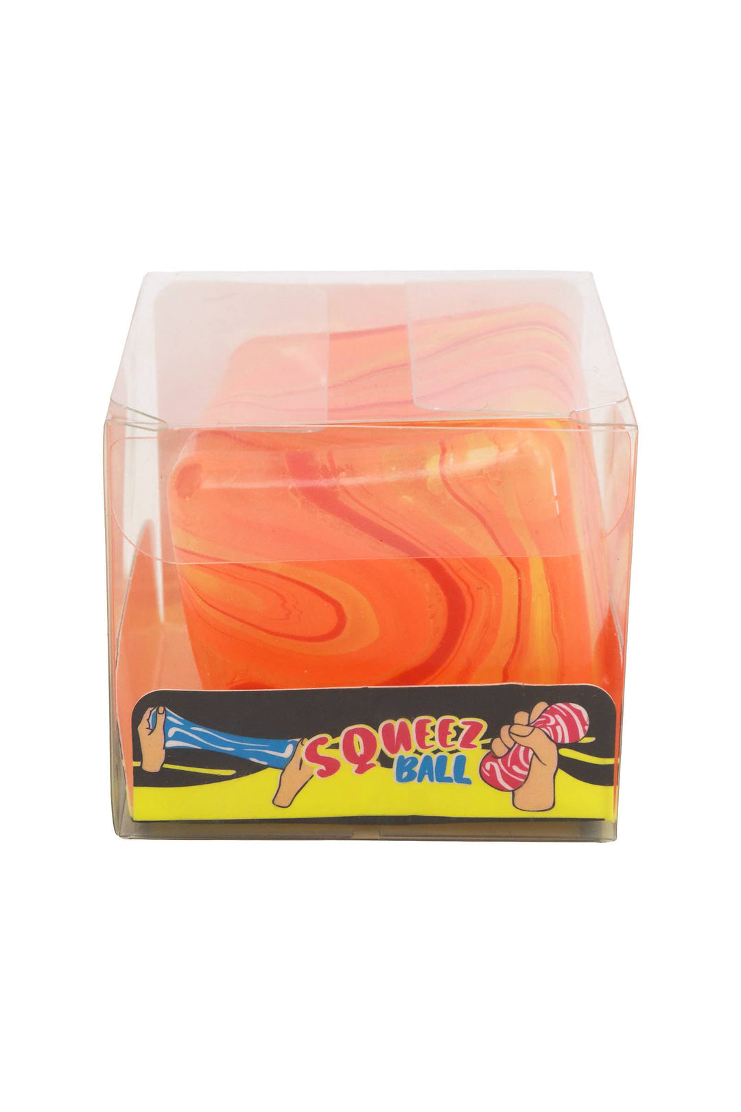 Marbled Cube Putty Filled Squishy - 12 Pcs: ASSORTED / ONE SIZE