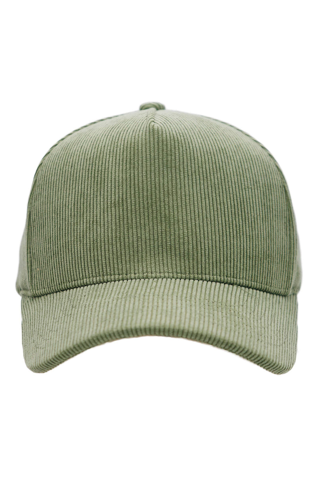 Premium Corduroy Solid Baseball Cap: OLIVE / ONE SIZE