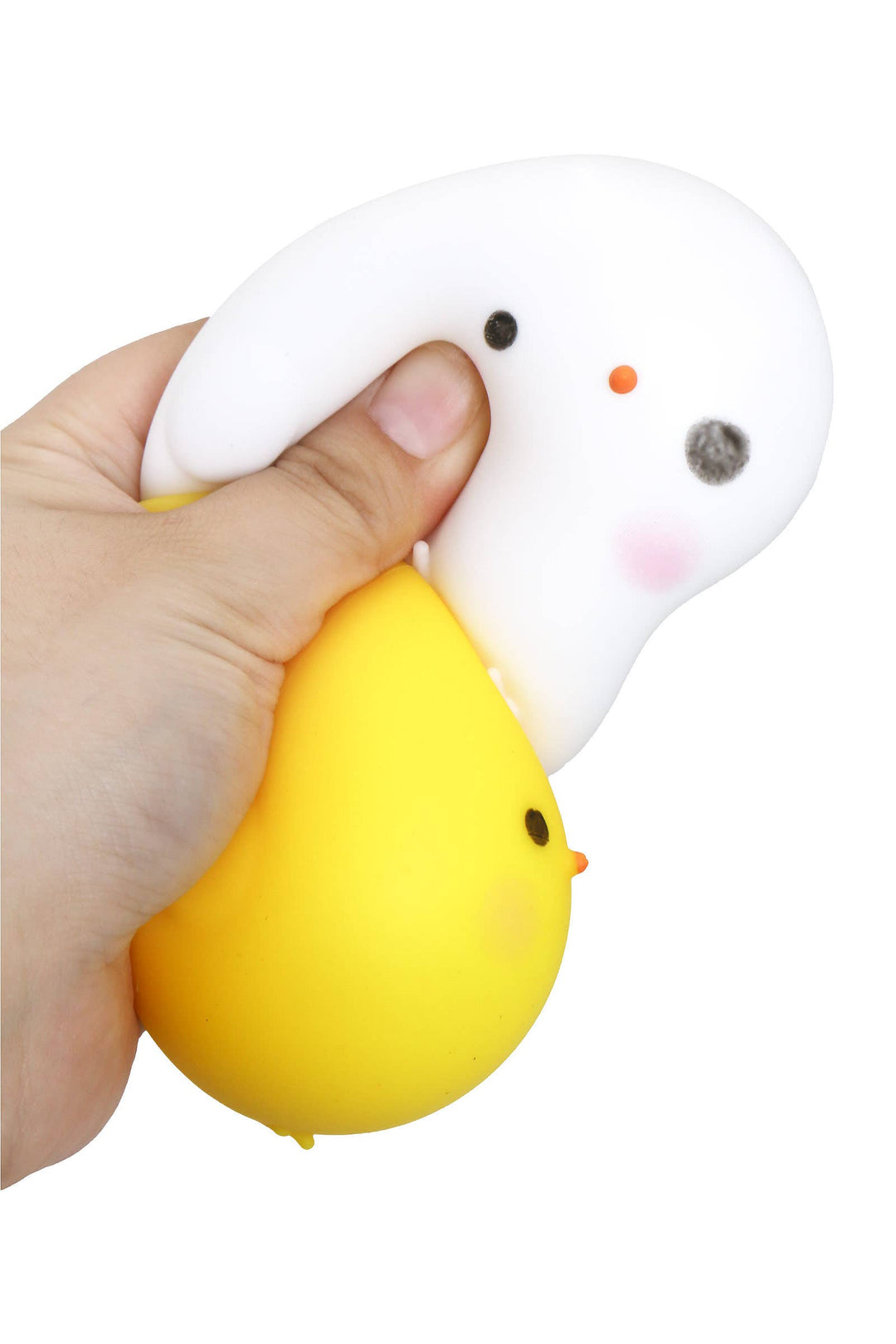 Chubby Baby Chick Soft Fluffy Slime Filled Squishy Toy: ASSORTED / ONE SIZE