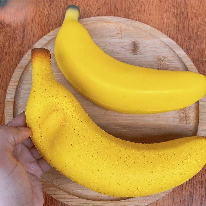 Simulation Banana Squishy Slow Rising Stress Relief Squeeze Toy: Banana flesh / 1 pc