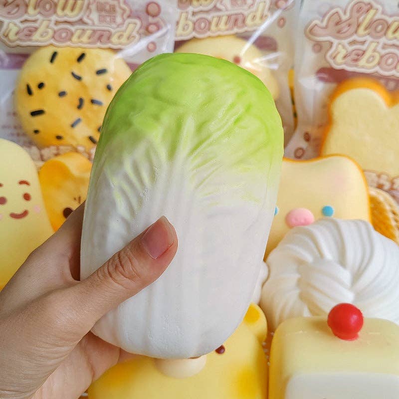 Realistic Food Bread Squishy Slow Rising Stress Relief Sensory Fidget Toy: Bread-chick / 1 pc
