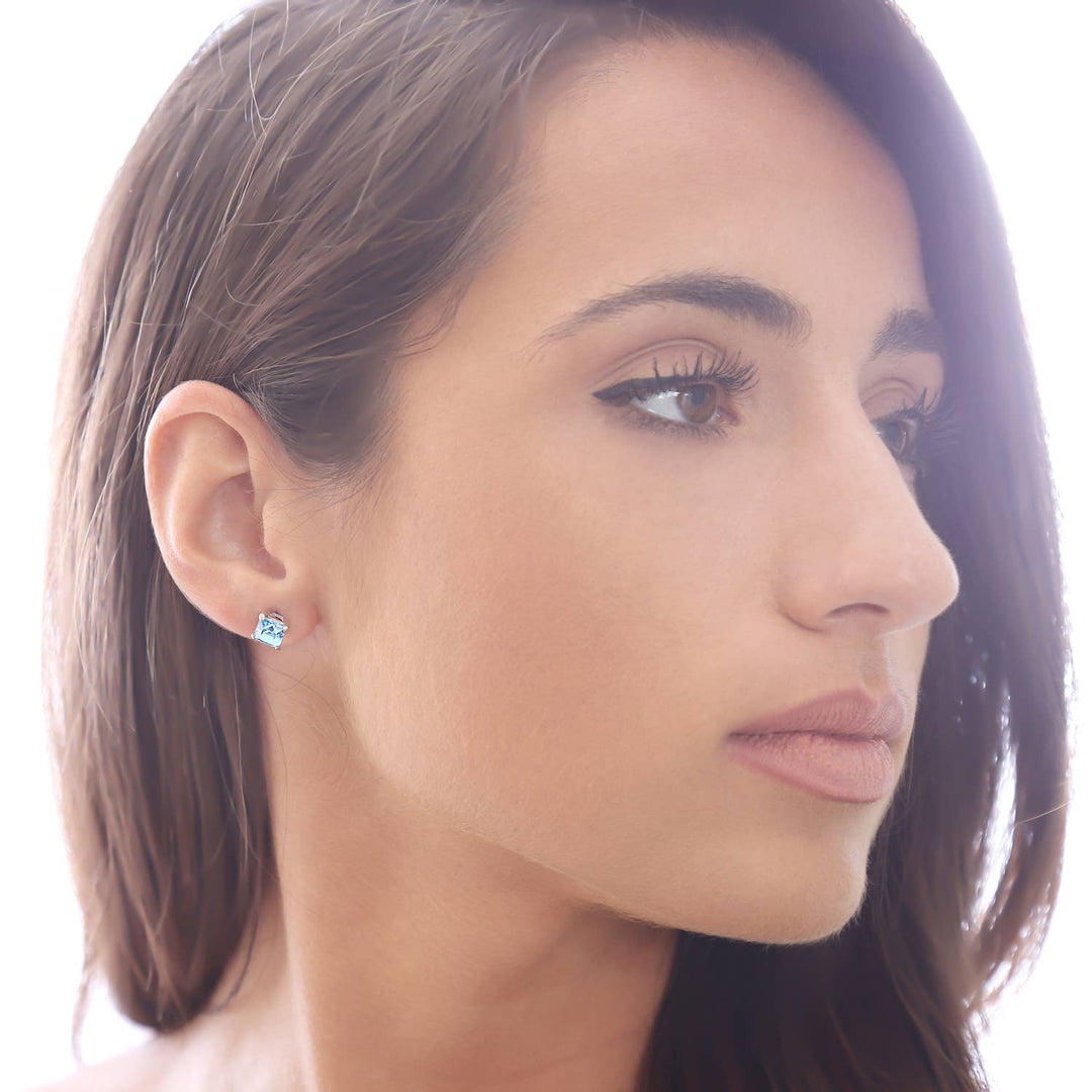 Handmade Holiday BOGO: Luxe Swarovski Earrings -GET ONE FREE: April- Clear Crystal
