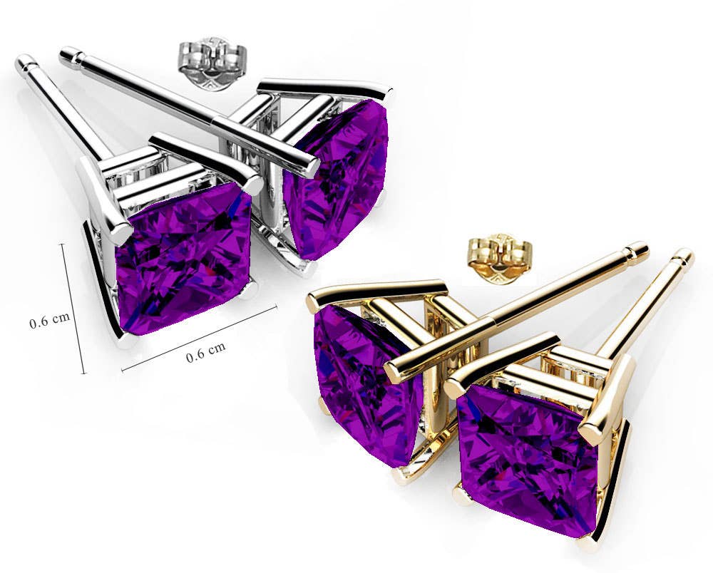Handmade Holiday BOGO: Luxe Swarovski Earrings -GET ONE FREE: April- Clear Crystal