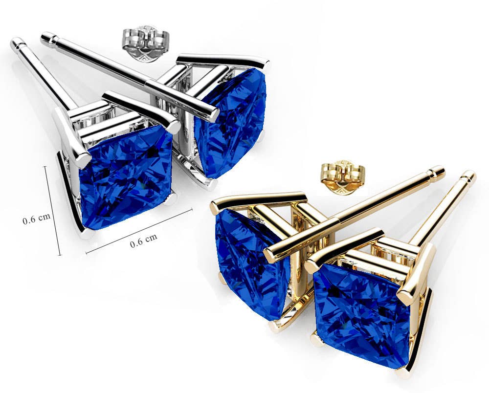 Handmade Holiday BOGO: Luxe Swarovski Earrings -GET ONE FREE: April- Clear Crystal