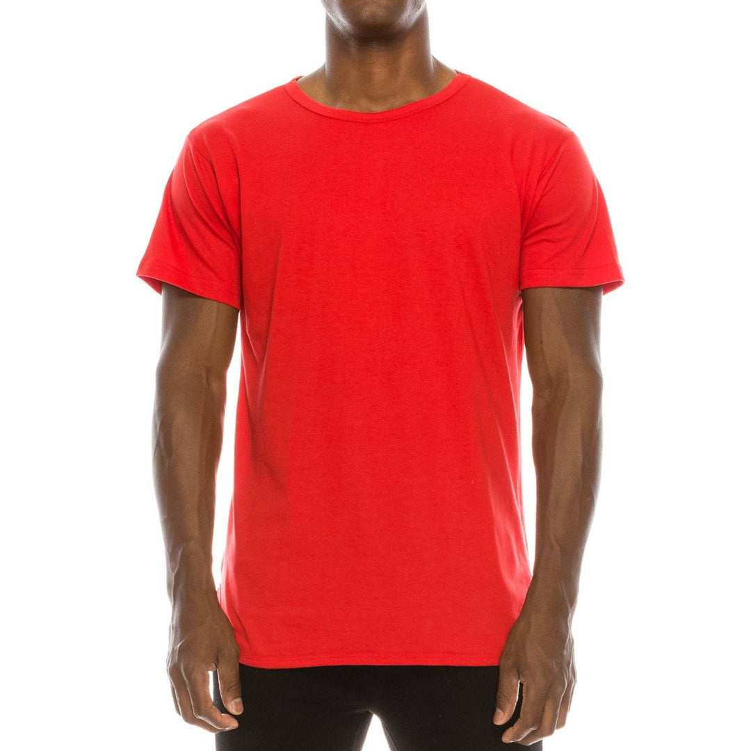 TS270 Elongated T-shirts (Open Pack): BURGUNDY / XL