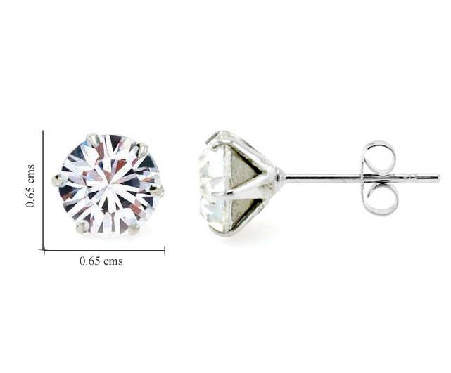 Sparkling Speck Swarovski® Crystal Stud Earrings