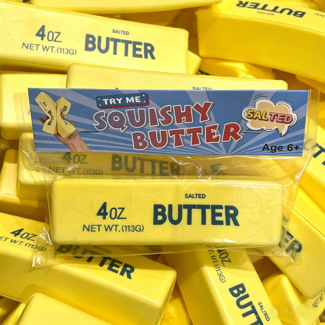 Realistic Butter Stick Squishy Slow Rising Stress Relief Sensory Fidget Toy: Waffle grid chocolate / 1 pc
