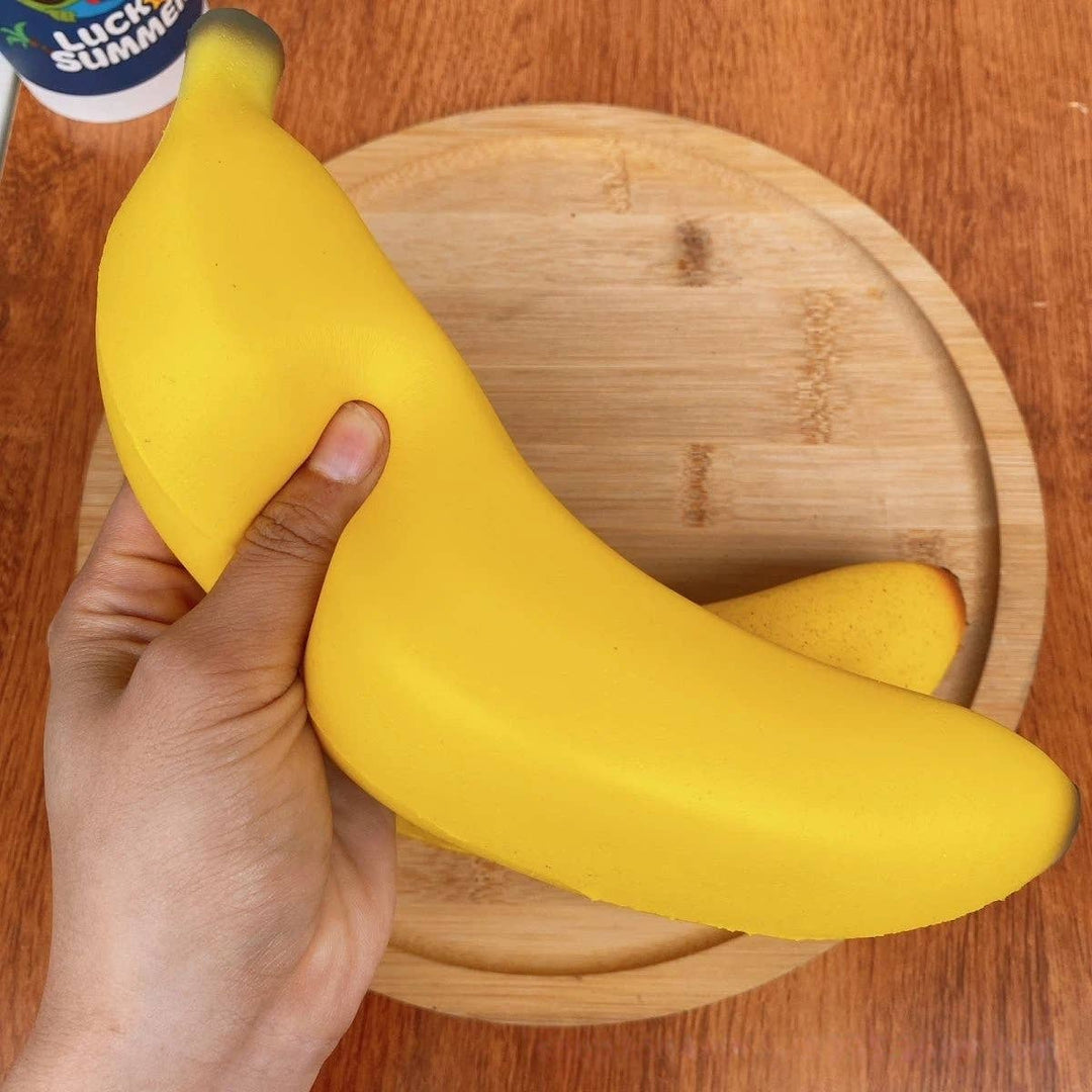 Simulation Banana Squishy Slow Rising Stress Relief Squeeze Toy: Banana flesh / 1 pc