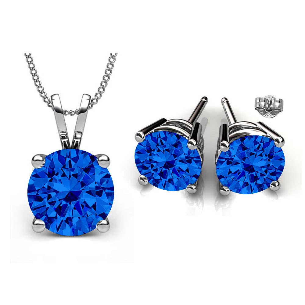 Minimalist Swarovski Crystal Set: Crystal