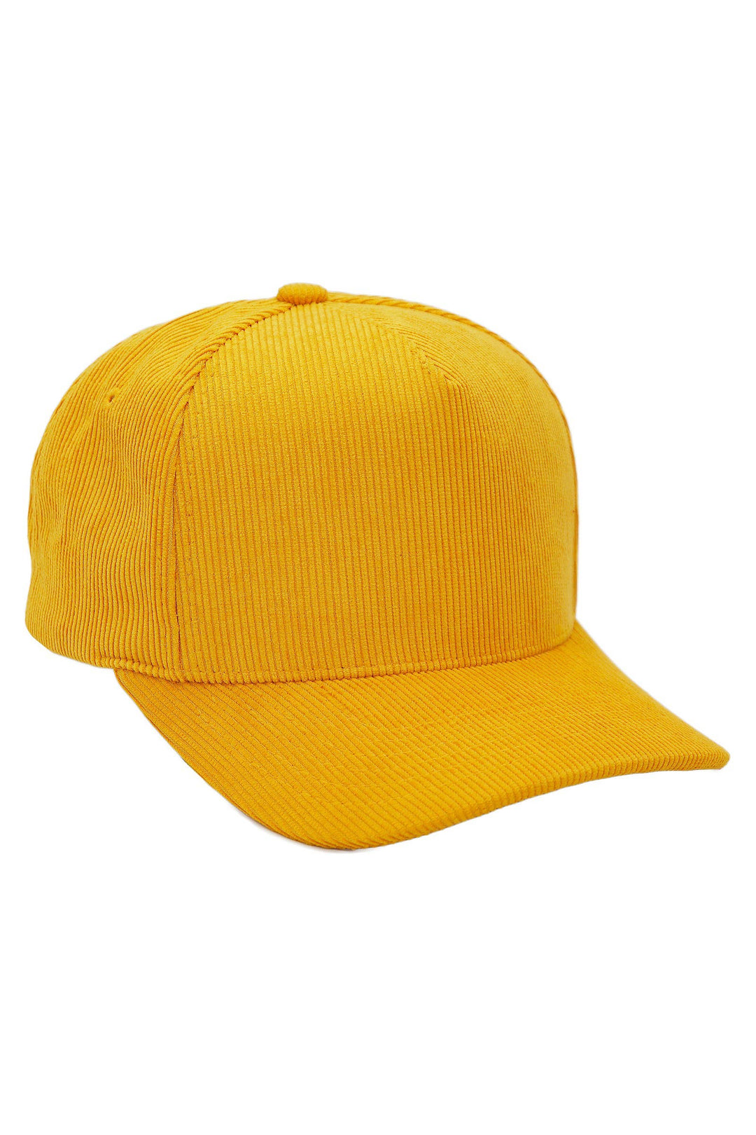 Premium Corduroy Solid Baseball Cap: BLACK (RED BOTTOM) / ONE SIZE